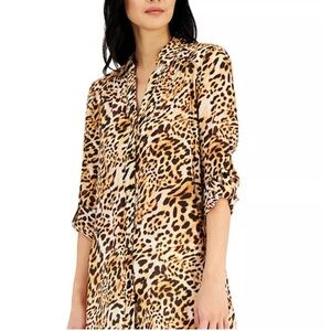 INC International Concepts Animal Print Tunic – Women’s Size M